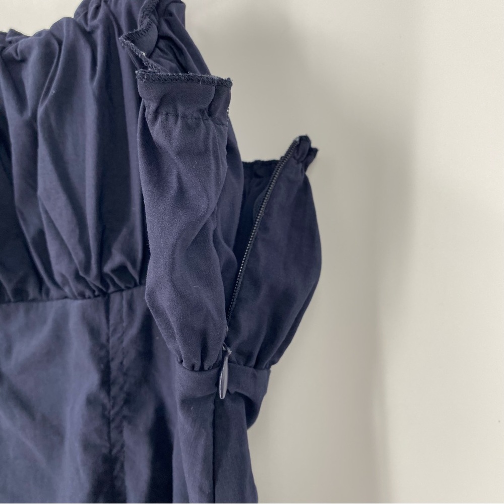 Anthropologie Maeve Ruched Pleated Flare Dress - Picture 7 of 9